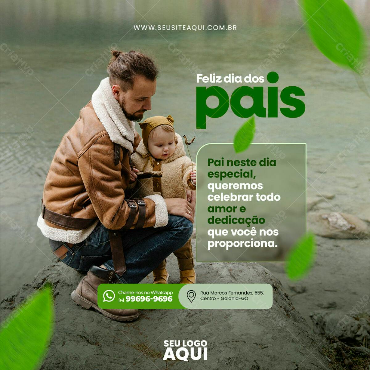 Postagem Dia dos Pais PSD Editável