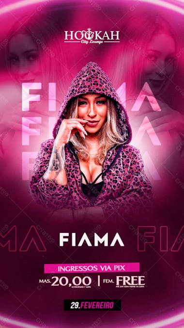 Dj fiama flyer 2024