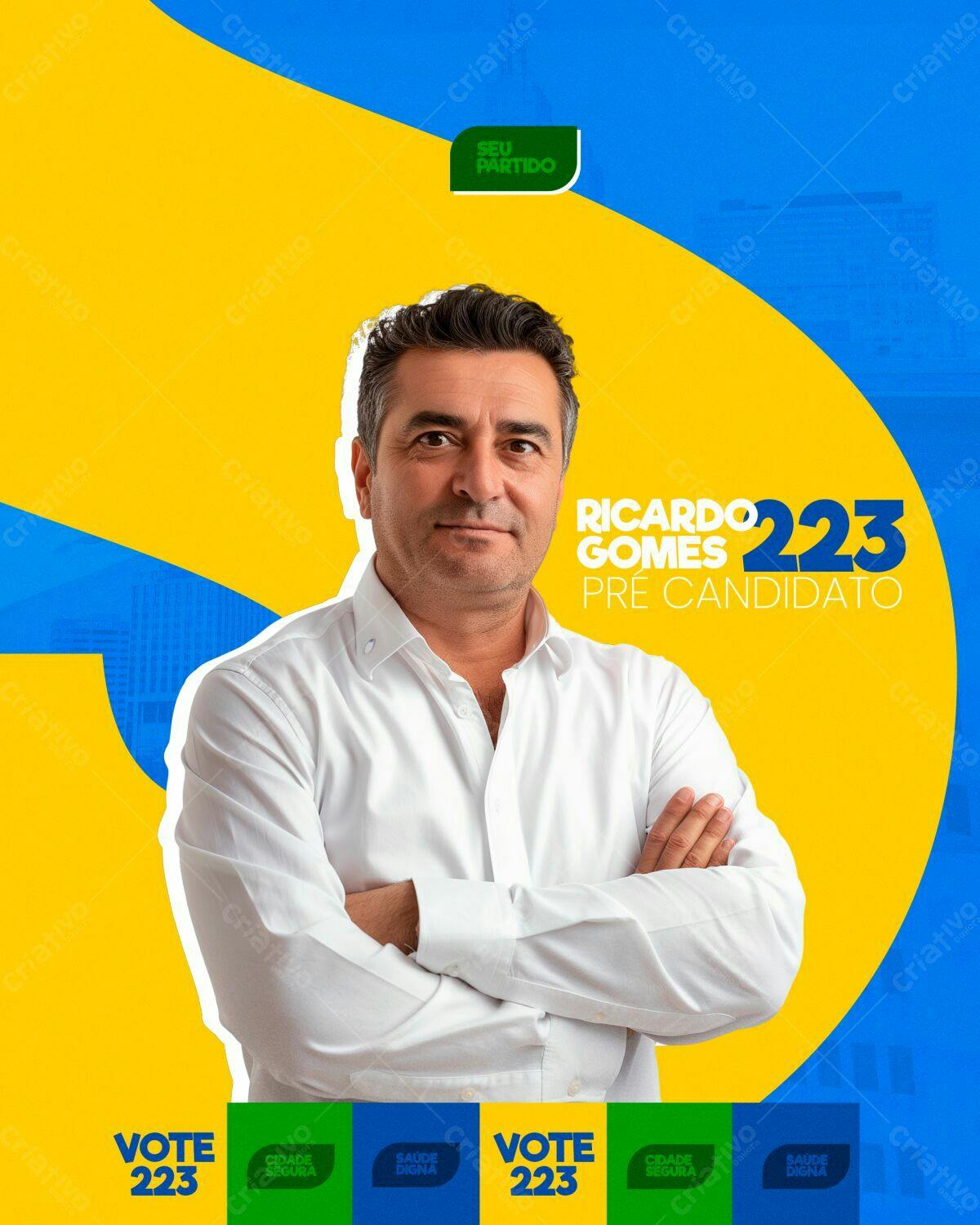 Flyer Eleições 2023 PSD Editável