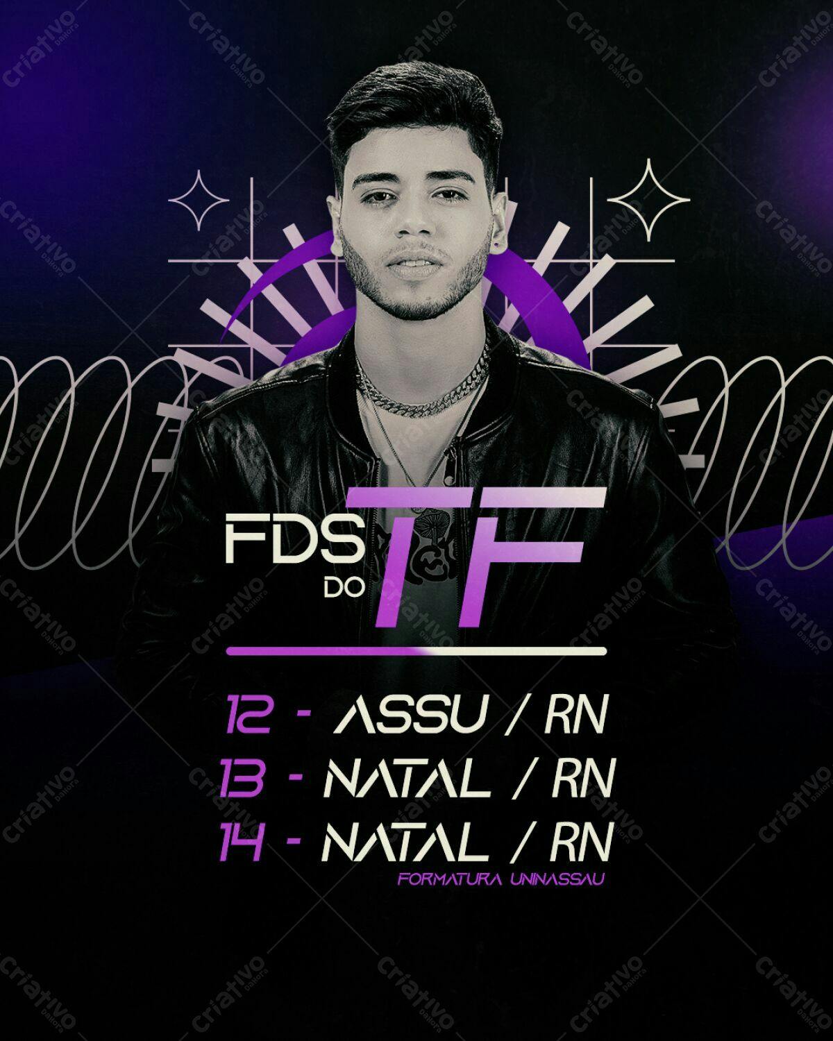 Flyer para Evento Musical PSD Editável