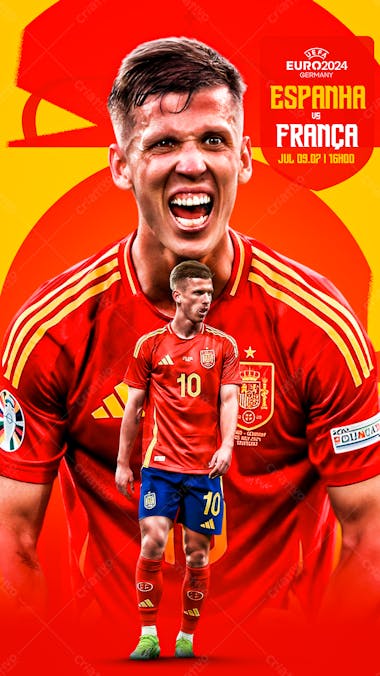 Flyer matchday dani olmo espanha