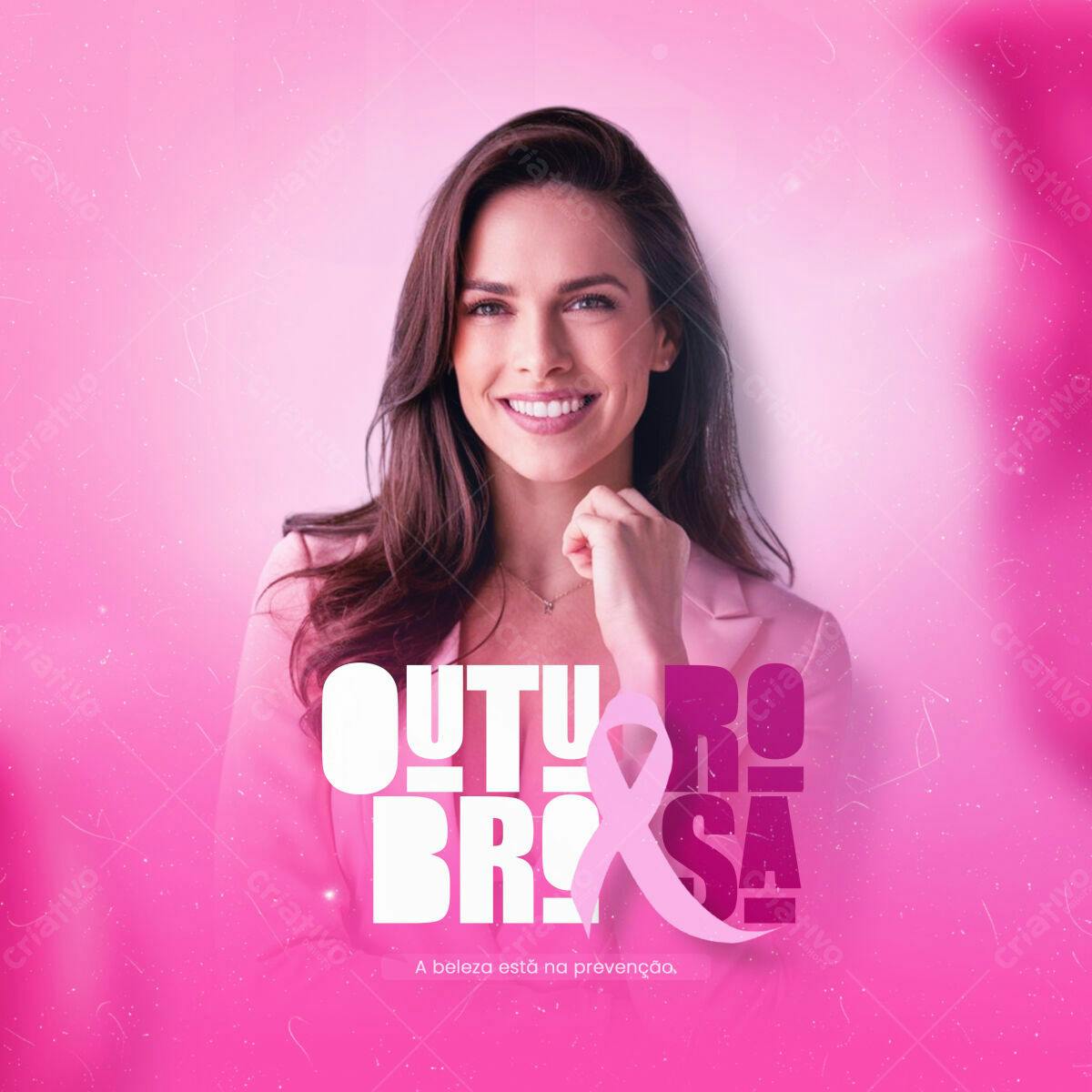 Post para Outubro Rosa PSD Editável