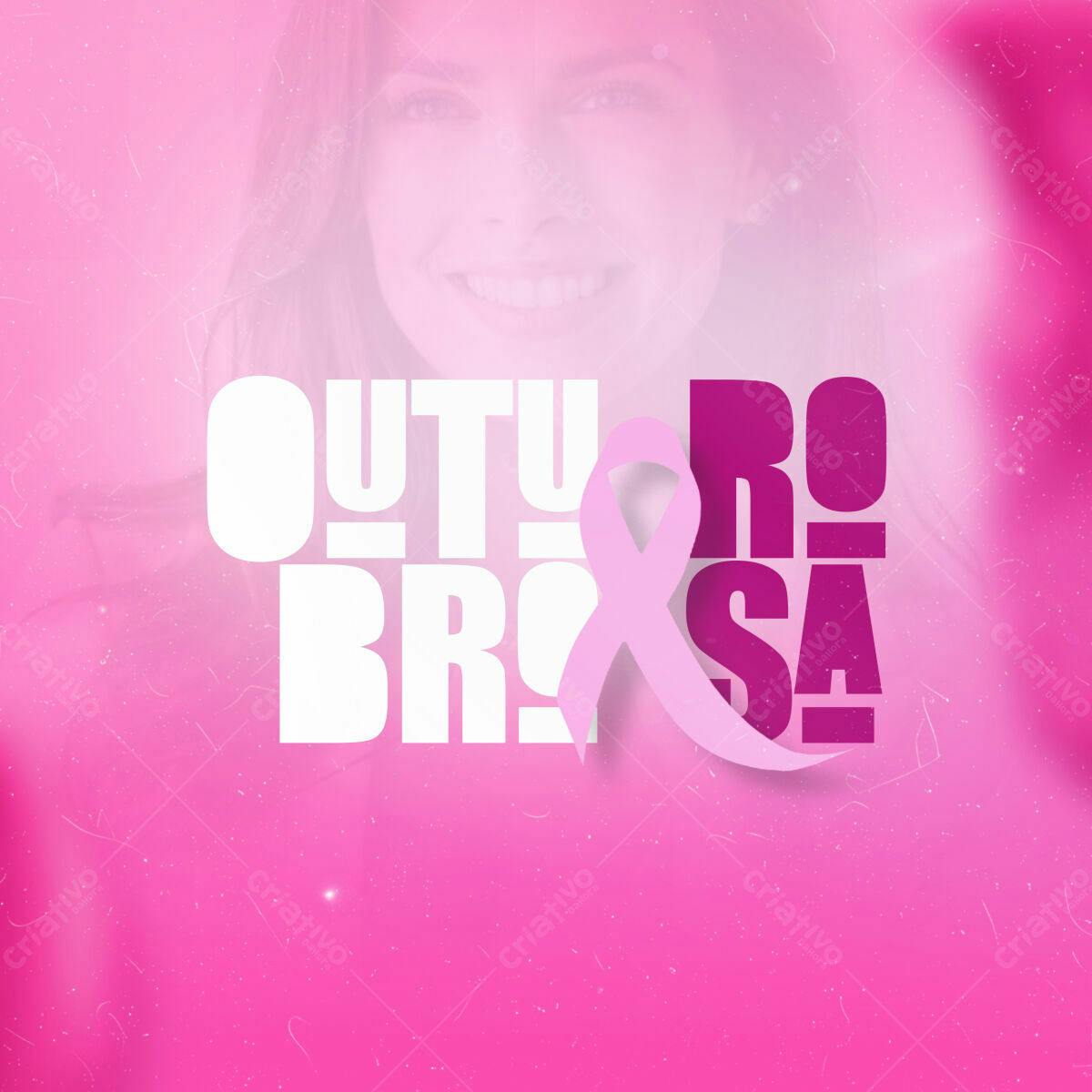 Post para Outubro Rosa PSD Editável