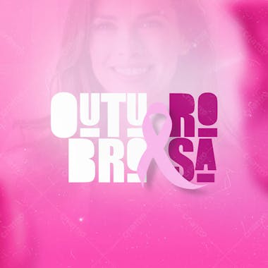 Outubro rosa mês de conscientização sobre o câncer de mama social media flyer psd editável j 4