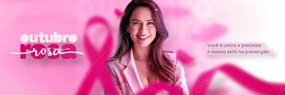 Outubro Rosa Mês De Conscientização Sobre O Câncer De Mama Social Media Flyer Psd Editável N 4