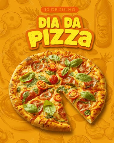 Flyer dia da pizza