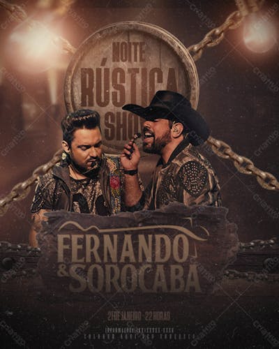 Flyers Para Artistas E Eventos Estilo Fesra Sertaneja Modelo 249