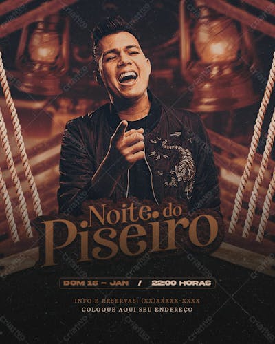 Flyers Para Artistas E Eventos Estilo Fesra Sertaneja Modelo 251