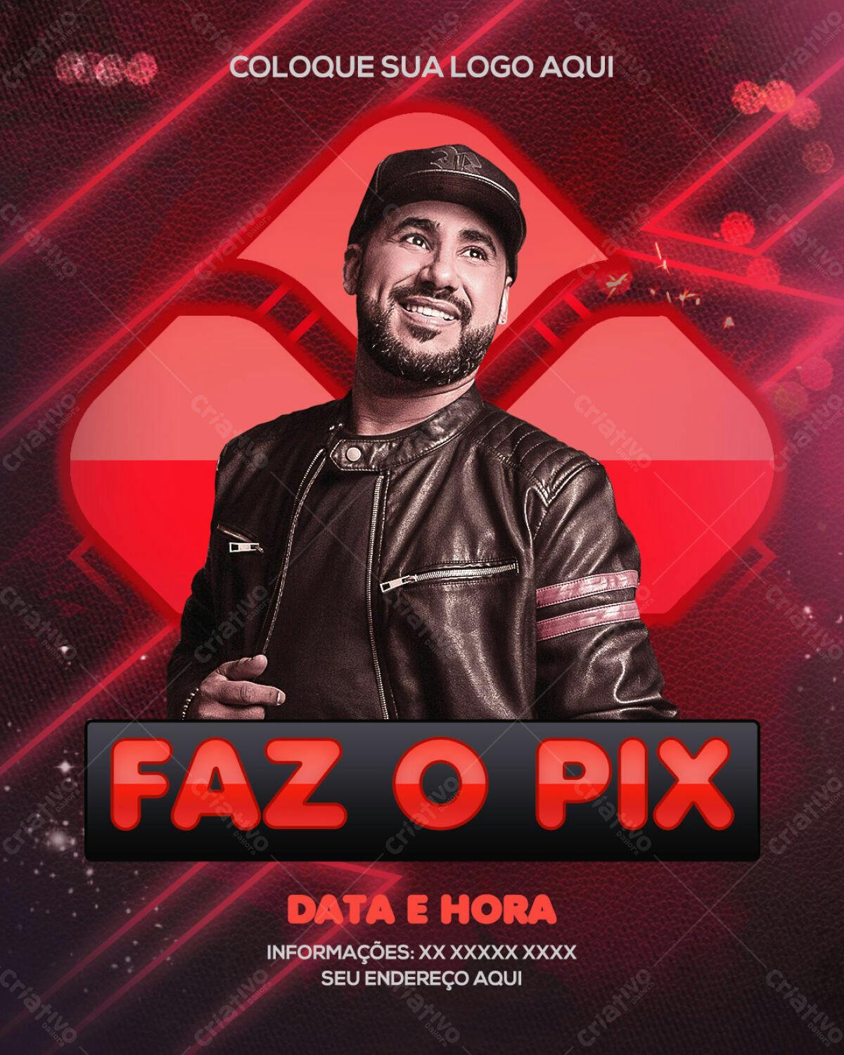 Flyer para Evento Musical PSD Editável
