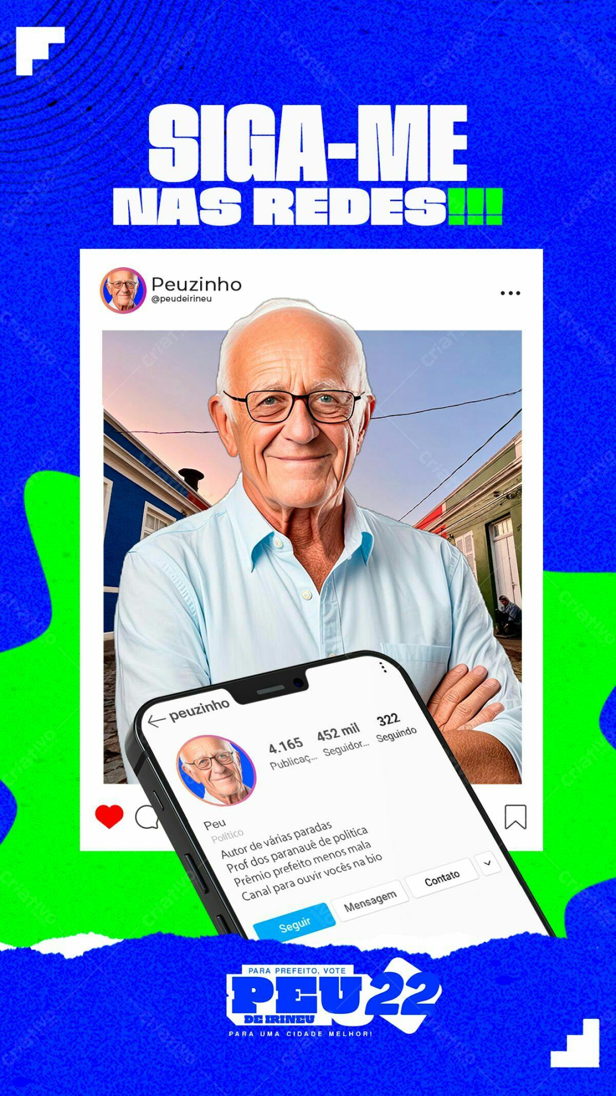 PSD para Campanha Política Eleitoral PSD Editável