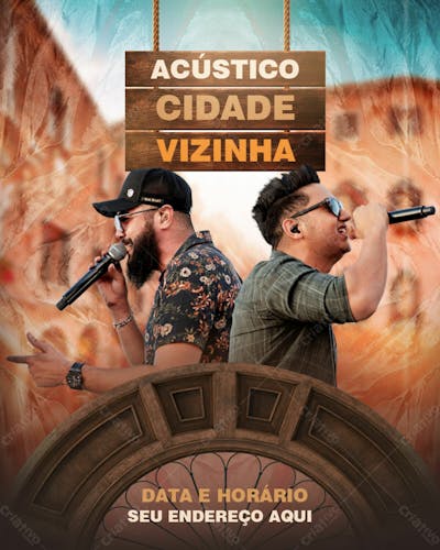 Flyers Para Artistas E Eventos Estilo Fesra Sertaneja Modelo 281