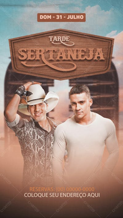 Flyers Para Artistas E Eventos Estilo Fesra Sertaneja Modelo 224