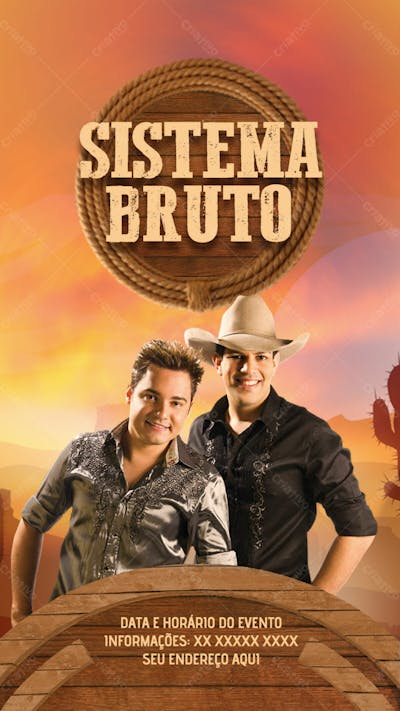 Flyers Para Artistas E Eventos Estilo Fesra Sertaneja Modelo 232