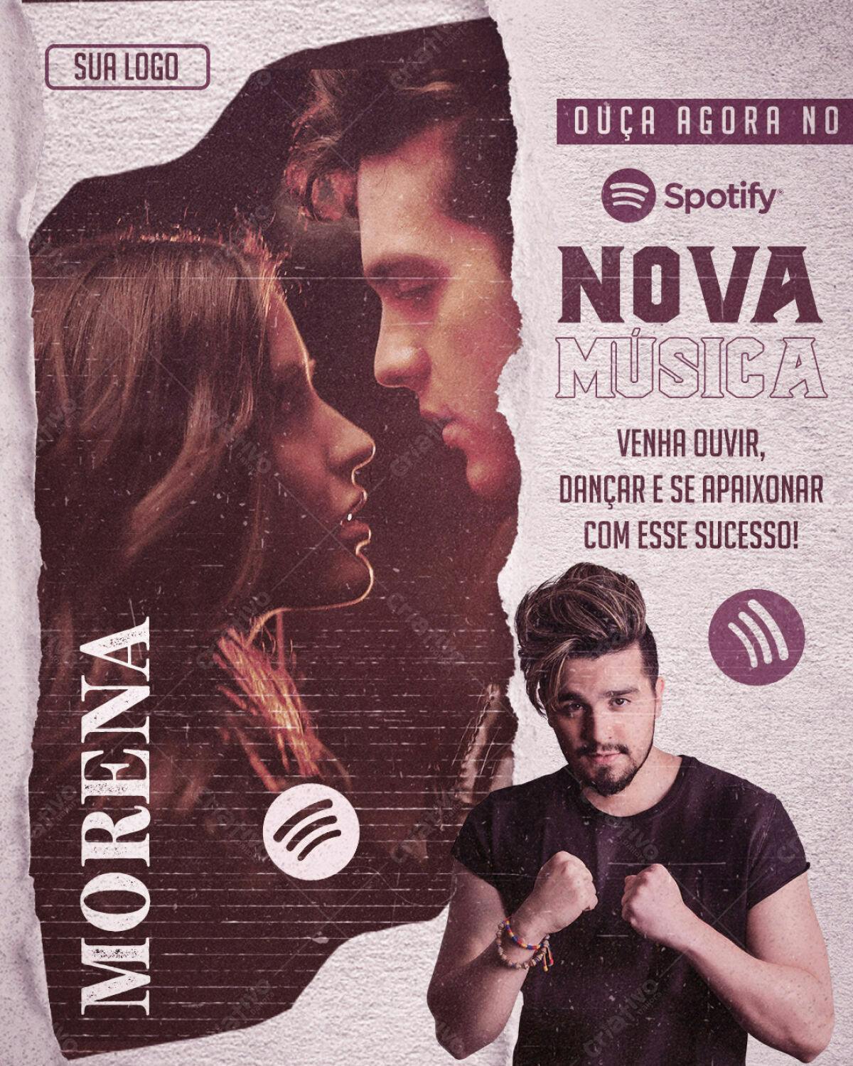 Flyer Promocional Música PSD Editável