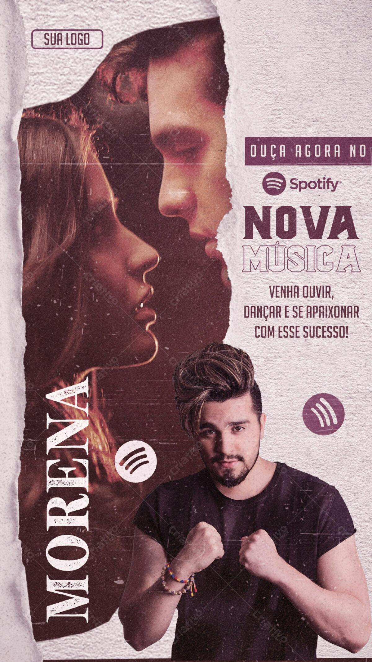 Flyer para Lançamento Musical PSD Editável