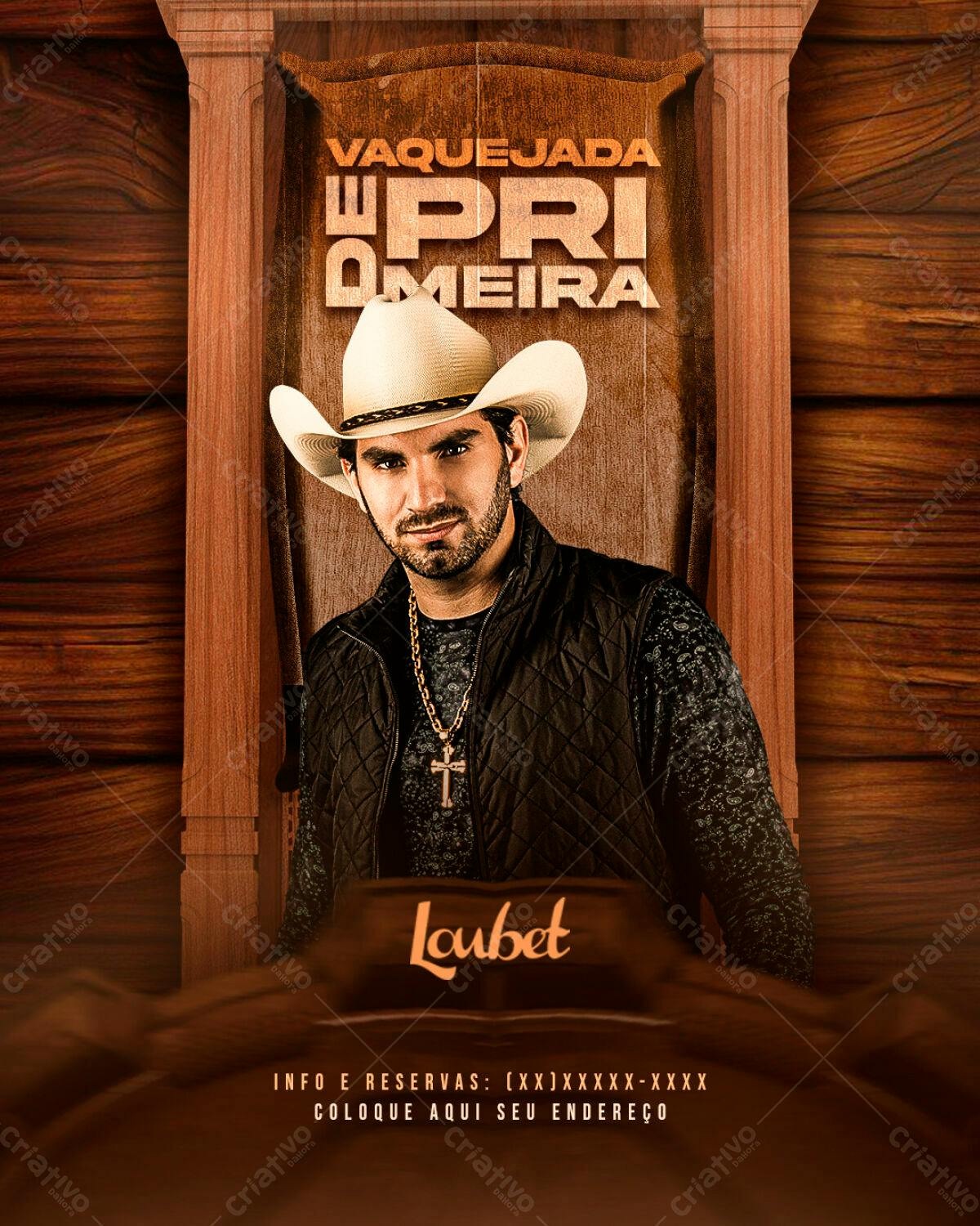 Flyer Vaquejada PSD Editável