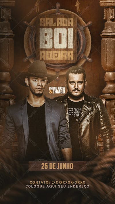 Flyers Para Artistas E Eventos Estilo Fesra Sertaneja Modelo 156