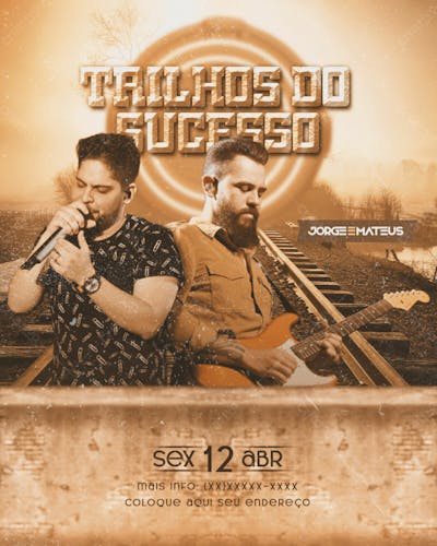 Flyers Para Artistas E Eventos Estilo Fesra Sertaneja Modelo 185