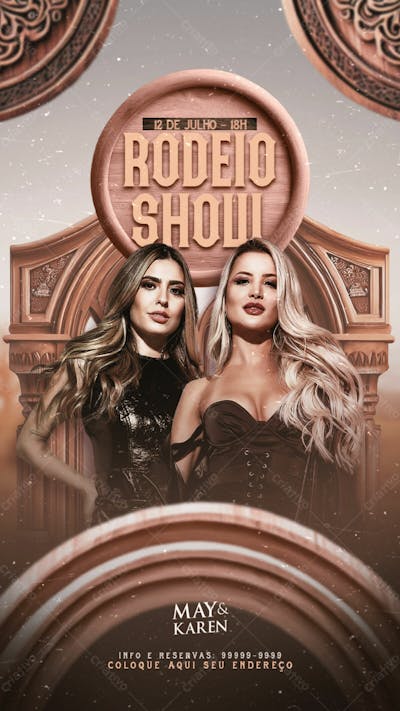 Flyers Para Artistas E Eventos Estilo Fesra Sertaneja Modelo 126