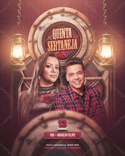 Flyers Para Artistas E Eventos Estilo Fesra Sertaneja Modelo 131