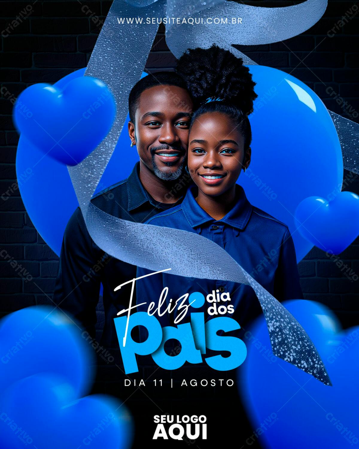 Flyer Dia dos Pais PSD Editável