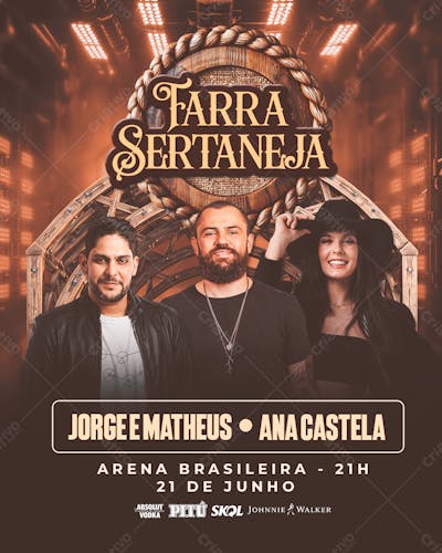 Flyer Farra Sertaneja