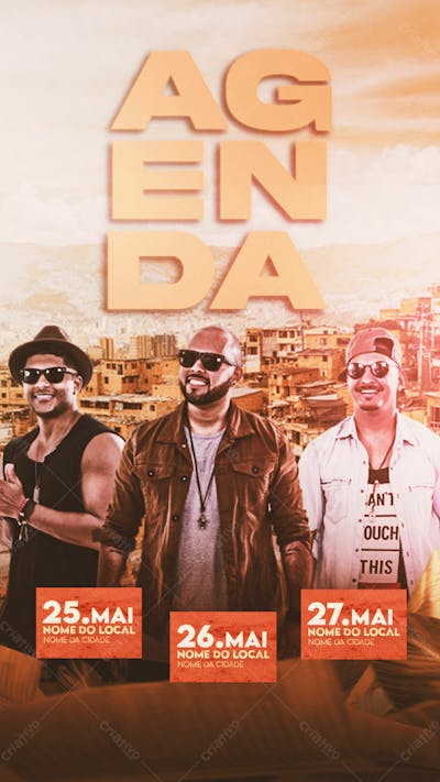99 Flyers Para Artistas E Eventos Agenda Semanal Story
