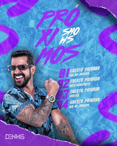 100 Flyers Para Artistas E Eventos Agenda Semanal Feed