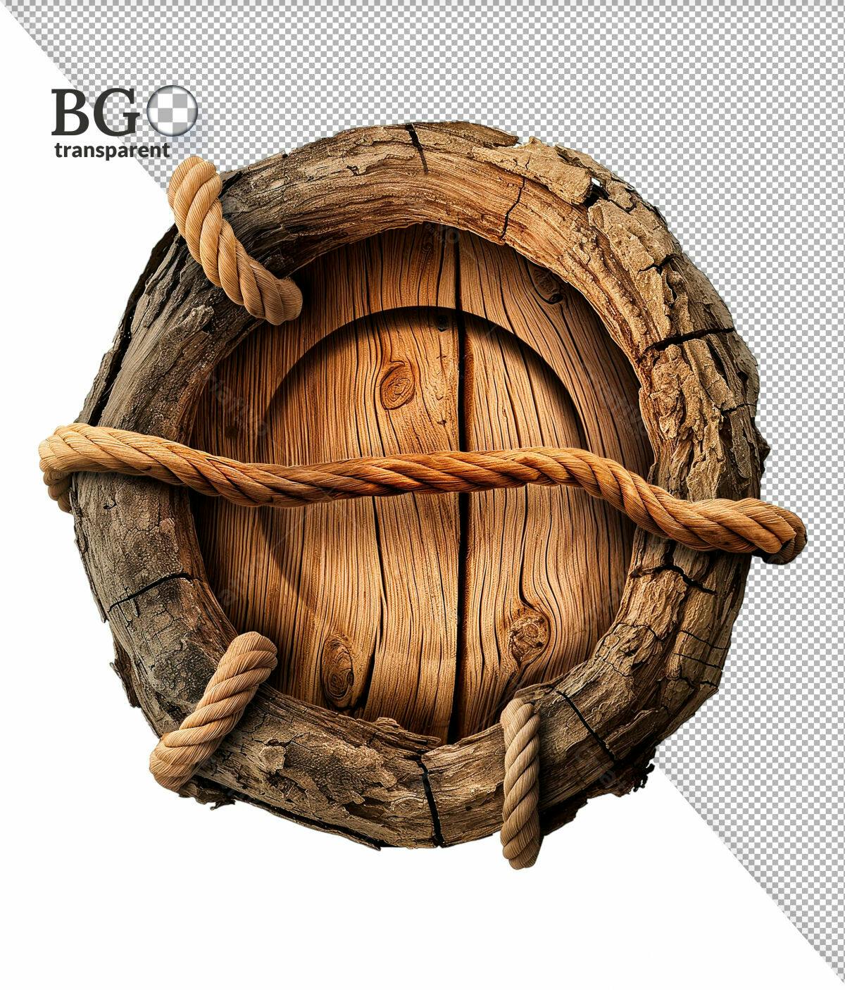 Moldura de Madeira Rustica PSD Editável
