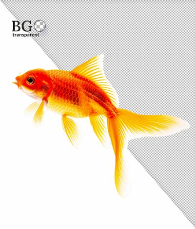 Peixe Dourado Em Alta Qualidade Para Composição