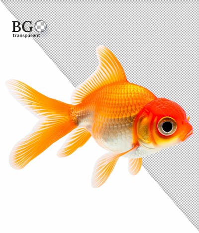 Peixe Dourado Em Alta Qualidade Para Composição