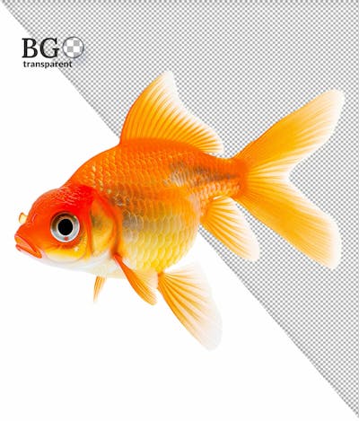 Peixe Dourado Em Alta Qualidade Para Composição