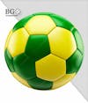 High quality 3d soccer ball for composition