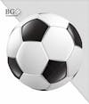 Soccer ball 3d high quality for composition