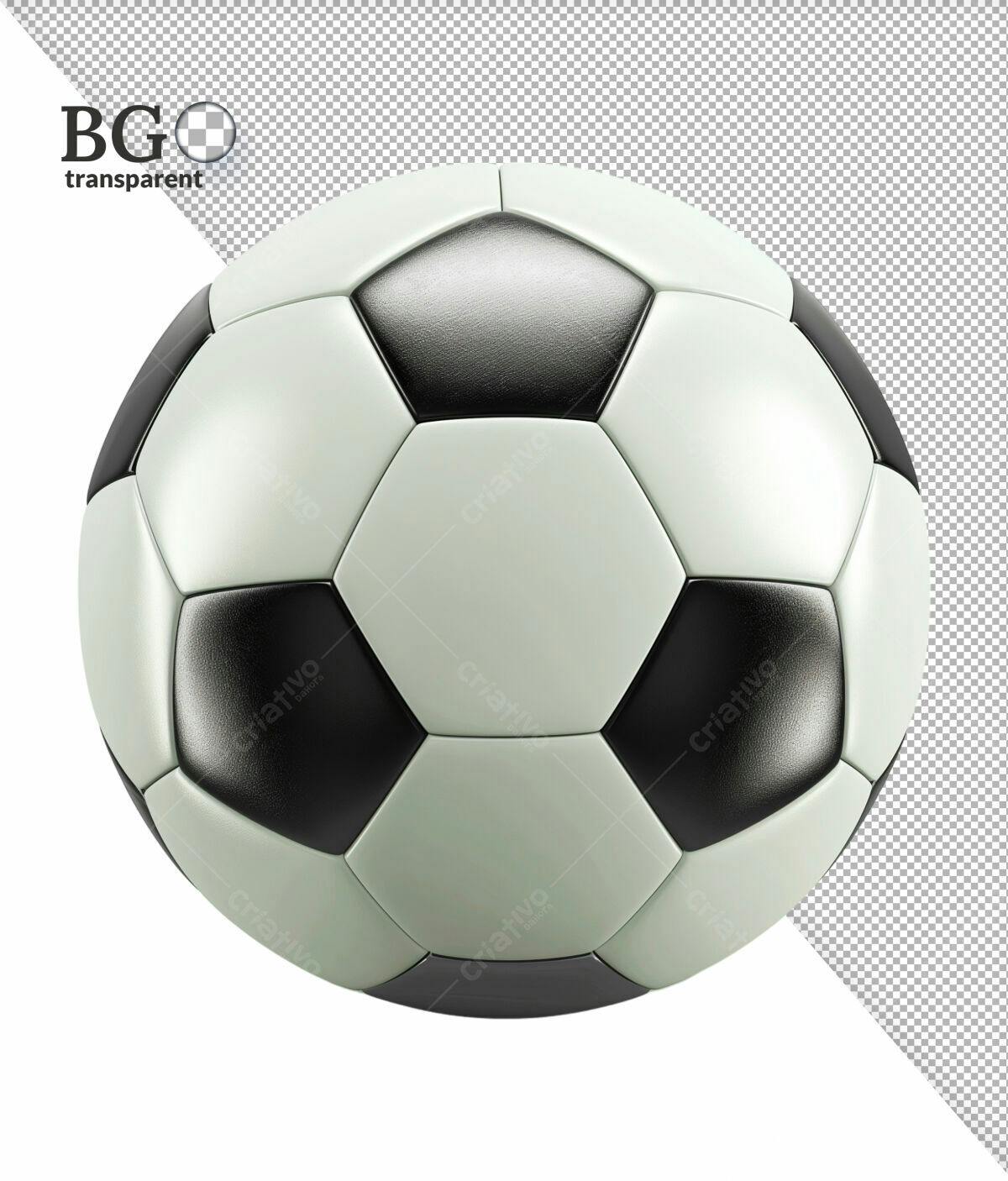 Mockup Bola de Futebol PSD Editável