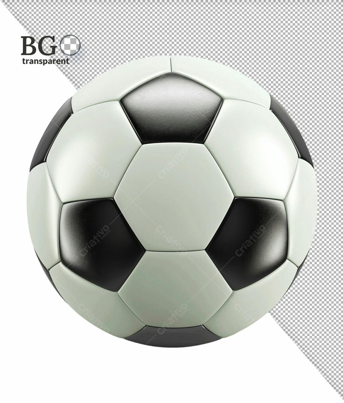 Mockup Bola de Futebol PSD Editável