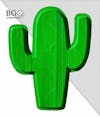 Wooden cactus in high quality for composition