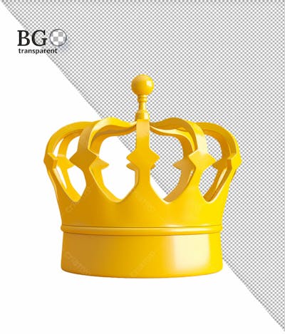Coroa De Ouro Em Alta Qualidade Para Composição