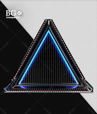 Elemento 3D De Metal Em Alta Qualidade Para Composição