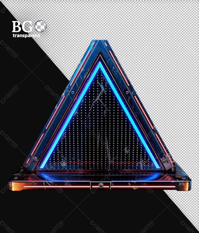 Elemento 3D De Metal Em Alta Qualidade Para Composição