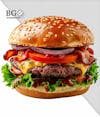 High quality hamburger for composition