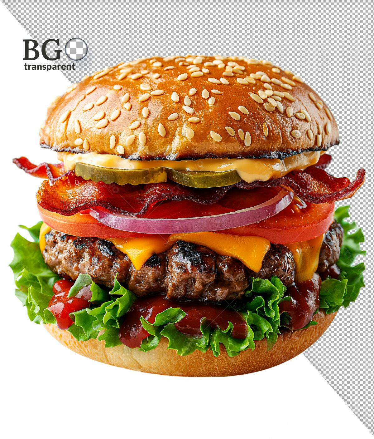 Psd de Hambúrguer Gourmet para Cardápio PSD Editável