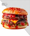 High quality hamburger for composition