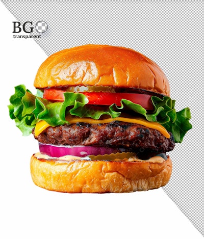 Psd Hambúrguer Gourmet para Cardápio de Lanchonete PSD Editável