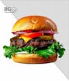 High quality burger for composition