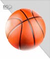 High quality basketball in high resolution for composition