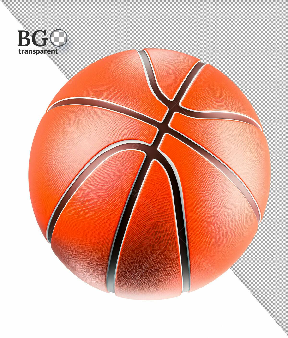 Mockup Bola de Basquete Laranja PSD Editável