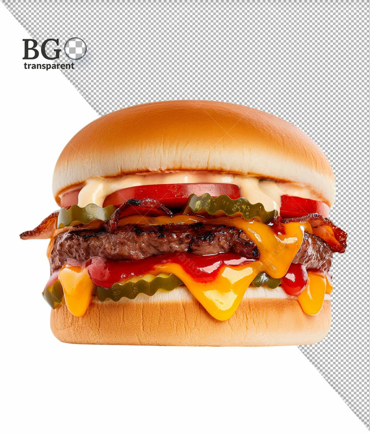Imagem de Hambúrguer Gourmet PSD Editável