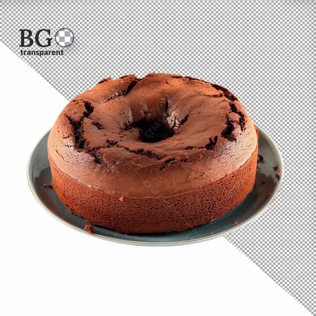Bolo de Chocolate PSD Editável