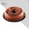 Bolo de chocolate caseiro em alta qualidade para composição